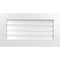 Ekena Millwork Vertical Surface Mount PVC Gable Vent: Functional, w/ 3-1/2"W x 1"P Standard Frame, 32"W x 18"H GVPVE32X1801SF - alternate 1